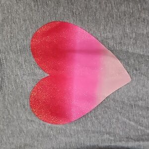 Cat & Jack long sleeve heart shirt size small